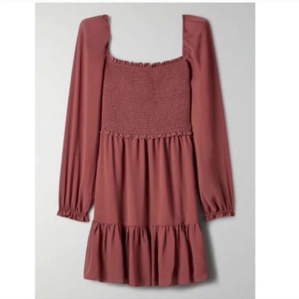 Maroon mini dress
